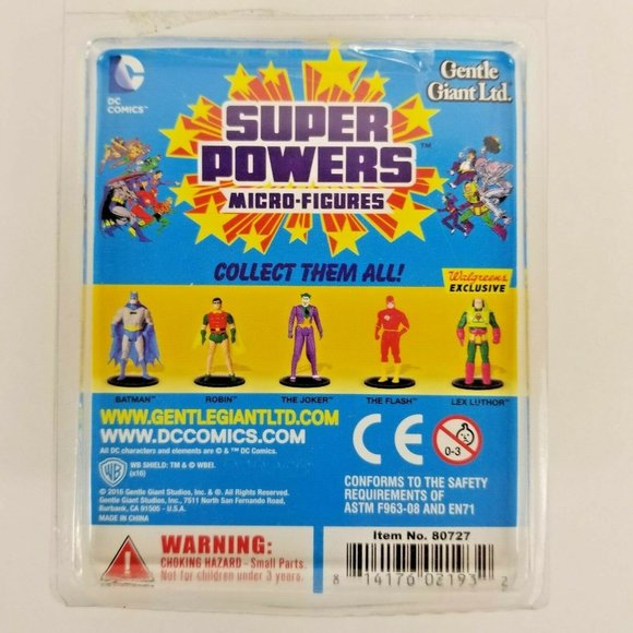 DC Comics The Flash Super Powers Micro Figures 2" Gentle Gaint Inc Figurine New - Picture 9 of 12